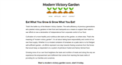 Desktop Screenshot of modernvictorygarden.com